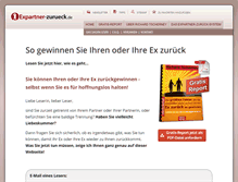 Tablet Screenshot of expartner-zurueck.de